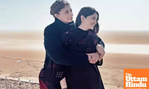 Bachchan girls travels in the endless white of salt desert