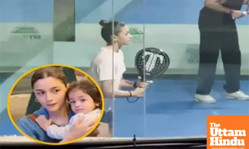 Alia Bhatt plays pickleball as she balances motherhood and work