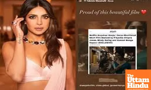 Priyanka Chopra says she’s proud of beautiful film ‘Anuja’