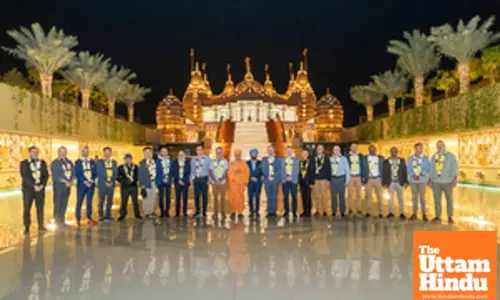 BAPS Hindu Mandir, Abu Dhabi welcomes defence attaches of over 20 nations