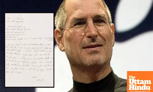 Steve Jobs 1974 handwritten letter about ‘wish to visit Kumbh Mela’ auctioned for ₹4.32 crore – Details revealed