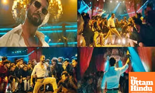 Shahid Kapoor sets the stage on fire in the BTS Video from Deva Song ‘Bhasad Macha’