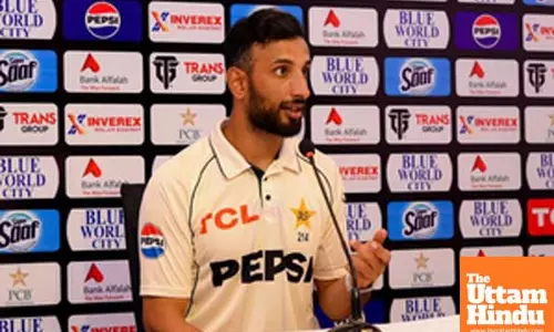 We would like to finish WTC cycle on a winning note: Shan Masood ahead of WI Tests