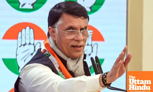 New Delhi: Congress leader Pawan Khera addresses a press conference