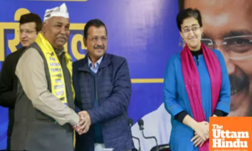 New Delhi: AAP leaders address a press conference