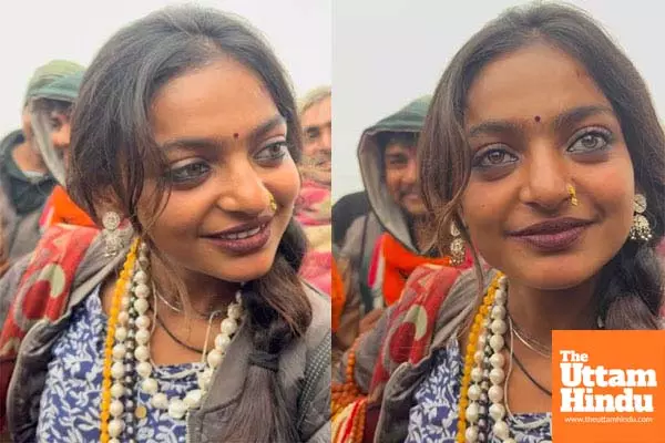 Garland Seller at Maha Kumbh Becomes Social Media Star, Draws Monalisa Comparisons Garland Seller at Maha Kumbh Becomes Social Media Star, Draws Monalisa Comparisons