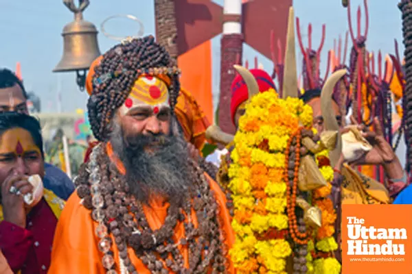 Prayagraj: Sadhus at their camp near the Sangam on the fifth day of the 45-day-long Maha Kumbh Mela 2025 Prayagraj: Sadhus at their camp near the Sangam on the fifth day of the 45-day-long Maha Kumbh Mela 2025