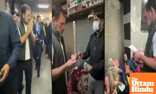 Rahul Gandhi visits Delhi AIIMS, says patients forced to sleep on roads, footpaths