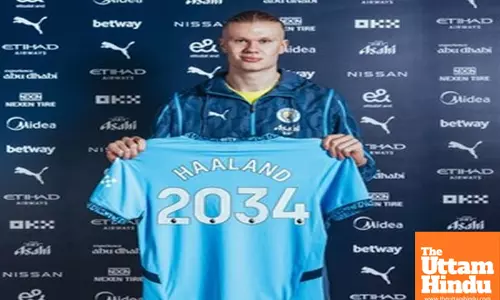 Haaland signs contract extension with Man City till 2034