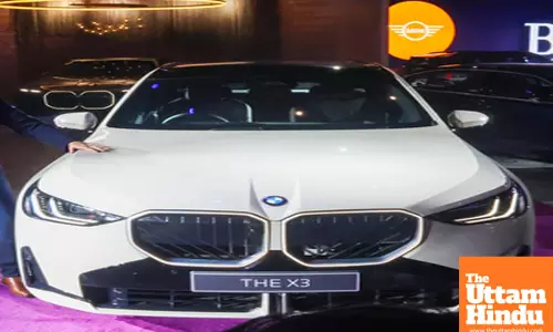 New Delhi: BMW unveils the X3 at the Bharat Mobility Global Expo 2025