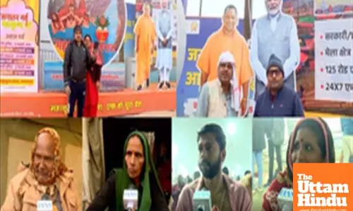 Pilgrims praise PM Modi, CM Yogi for Maha Kumbh arrangements, selfie point major attraction
