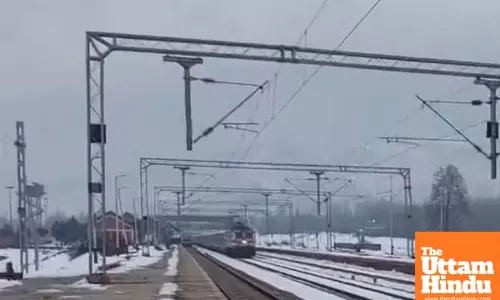 Railway milestone: 18-coach trial run on Katra-Budgam track in J&K