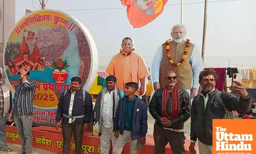Pilgrims praise PM Modi, CM Yogi for Maha Kumbh arrangements, selfie point major attraction
