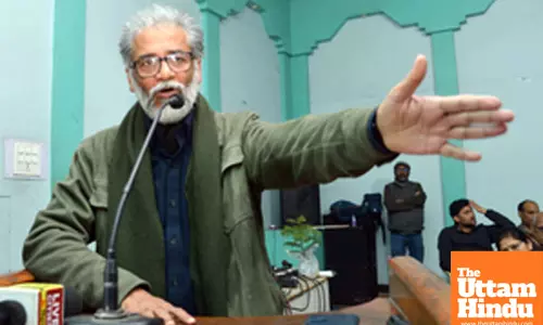 Patna: CPI-ML National Secretary Dipanker Bhatthacharya addresses the partys Badlo Bihar Samagam program