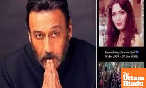 Jackie Shroff pays a tribute to Parveen Babi on 20th death anniversary
