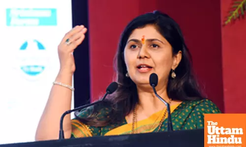 Nagpur: Maharashtra Minister Pankaja Munde speaks during the World Animal Nutrition Conference and Exhibition