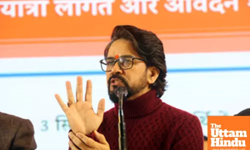 New Delhi: BJP Leaders Launch Sankalp Patra for Upcoming State Elections