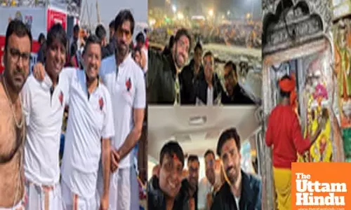 Avinash Tiwary pays a visit to Maha Kumbh Mela 2025, says energy of the place was amazing