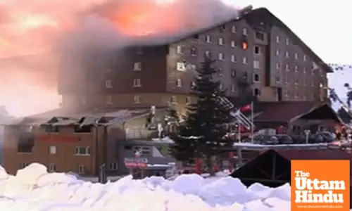 66 killed in ski resort fire, people seen jumping from building in panic, watch Video