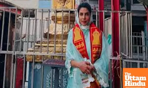 A New chapter begins PeeCee takes blessings at Chilkur Balaji temple