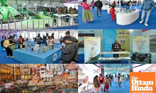 Namami Gange Pavilion turns crowd-puller at Maha Kumbh-2025