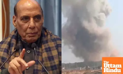 Ordnance factory blast: Rajnath Singh condoles death of workers