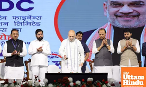 Nashik: Union Home Minister Amit Shah during Cooperation Conference event,