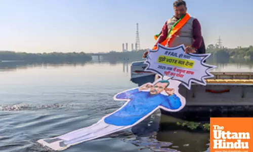 New Delhi: BJP candidate Parvesh Verma from New Delhi constituency takes a jibe at AAP convenor Arvind Kejriwal