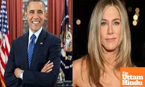 Jennifer Aniston reacts to rumours of her romance with Barack Obama