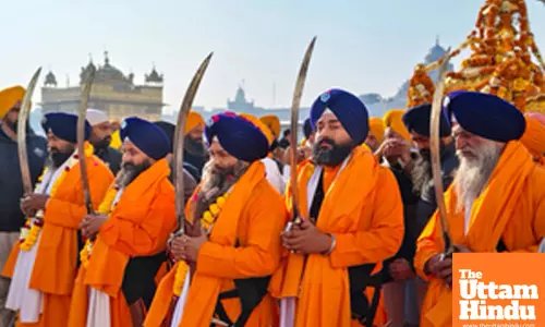 Amritsar: Sikh Devotees Participate in Nagar Kirtan Procession