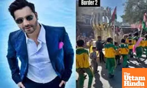 Varun Dhawan teases Border 2 while watching kids march proudly on Republic Day