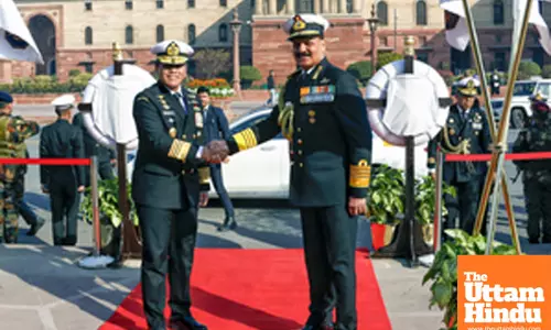 New Delhi: Formal Reception for Admiral Muhammad Ali