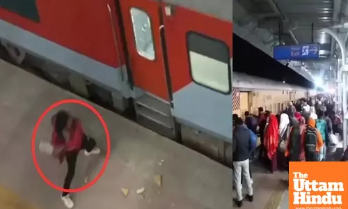 Violence on Train to Maha Kumbh as Passengers Break Glass After Station Gate Remains Closed