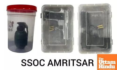 Attack at Gumtala police post: Punjab Police busts Pak-ISI backed narco terror module; two held with hand grenade, two pistols