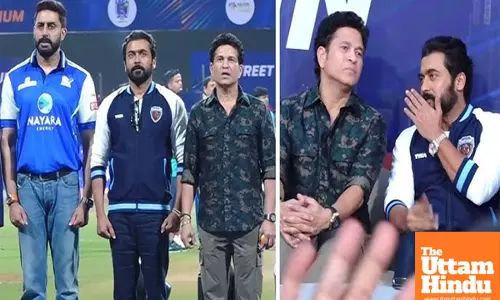 Sachin Tendulkar and Abhishek Bachchan Grace the Grand Opening of ISPL 2