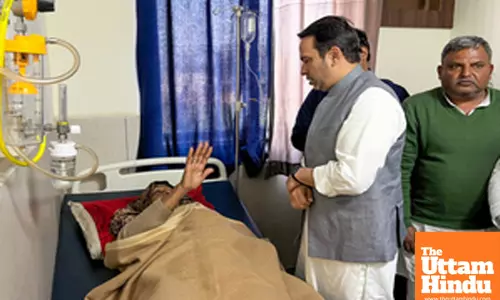 Baghpat: Union Minister Jayant Chaudhary Visits Accident Victims