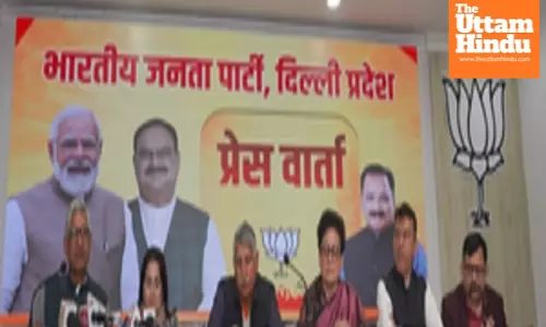 BJP MPs from Haryana slam Kejriwal for lies on water poisoning