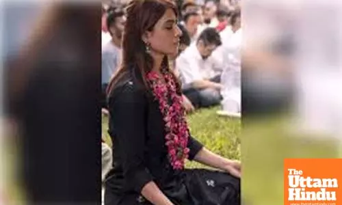 Samantha talks about how meditation has become her anchor