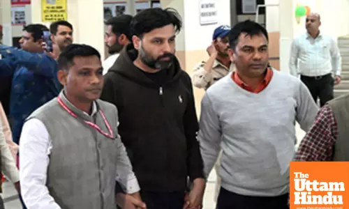 Bhopal: Former transport constables Saurabh Sharma and Chetan Singh are presented in the district court by the Lokayukta team