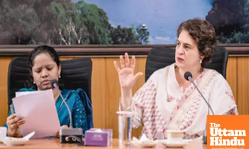 Wayanad: Congress General Secretary Priyanka Gandhi Vadra and Congress General Secretary (Organisation) KC Venugopal chair a meeting with district officials