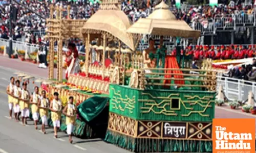 Republic Day parade: Tripuras tableau wins second prize
