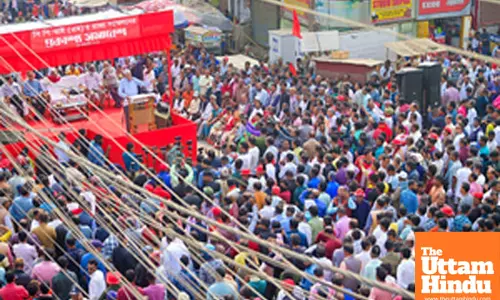 Agartala: CPM Leaders Rally Ahead of 24th State Conference