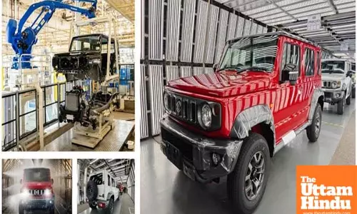 ‘Made in India’ Jimny 5-door SUV debuts in Japan