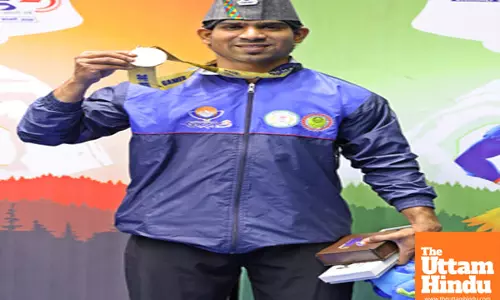38th National Games: Vijay Kumar equals National Record in 55kg weightlifting