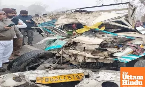 Tragic accident in Punjab: Horrific collision between Bolero pickup and canter in Ferozepur, 10 killed and 5 seriously injured