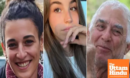 Israel PM Netanyahu welcomes home released hostages