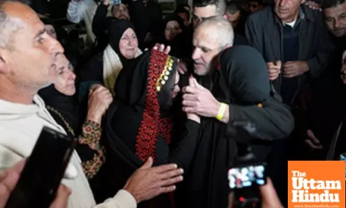 Palestinian prisoners freed by Israel arrive in Ramallah