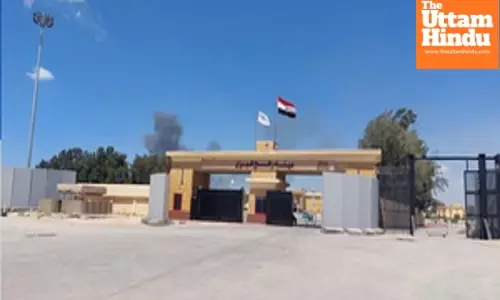 Egyptians rally near Rafah crossing against displacement of Palestinians