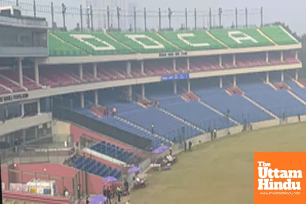 Ranji Trophy: After loud chants of Kohli, black covers installed on edge of Bishan Singh Bedi stand