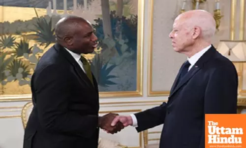 Tunisian president, British foreign secretary discuss bilateral ties